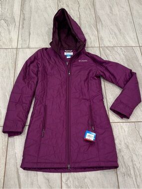 Columbia Women's Mighty Lite
Hooded Omni Heat Jacket Size M
Purple NWT